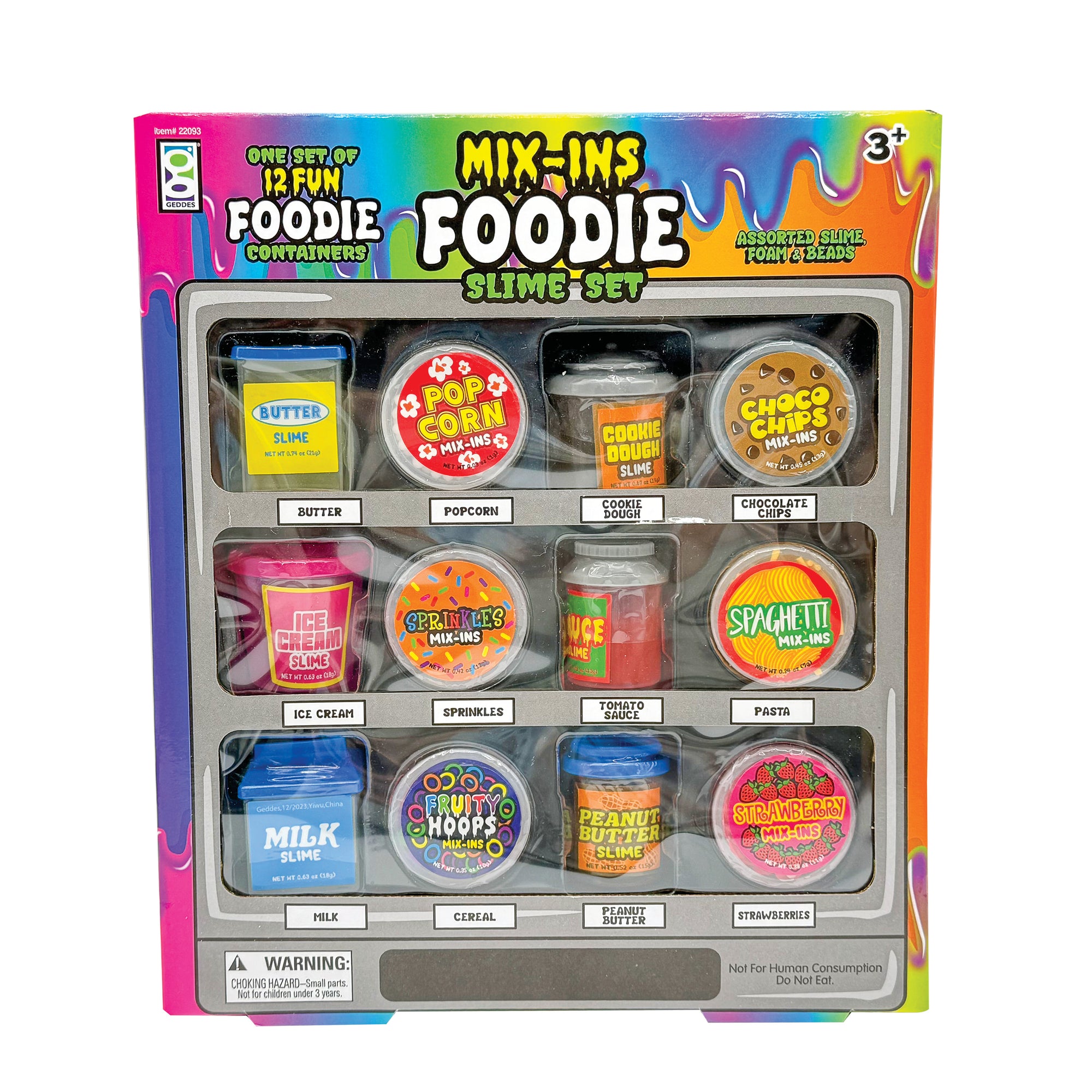 Mix-Ins Foodie Slime Set - 6 sets per box