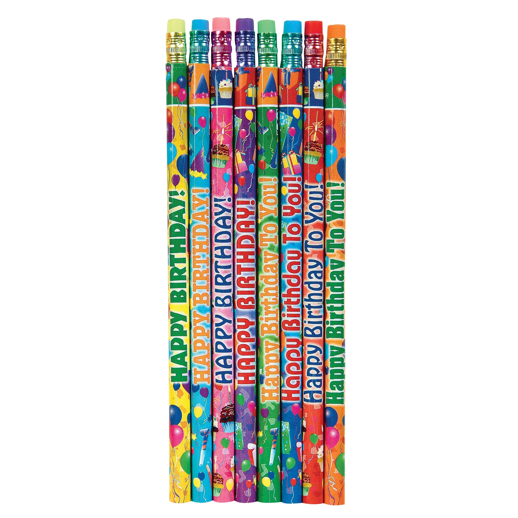 Happy Birthday Pencils - 144 per display