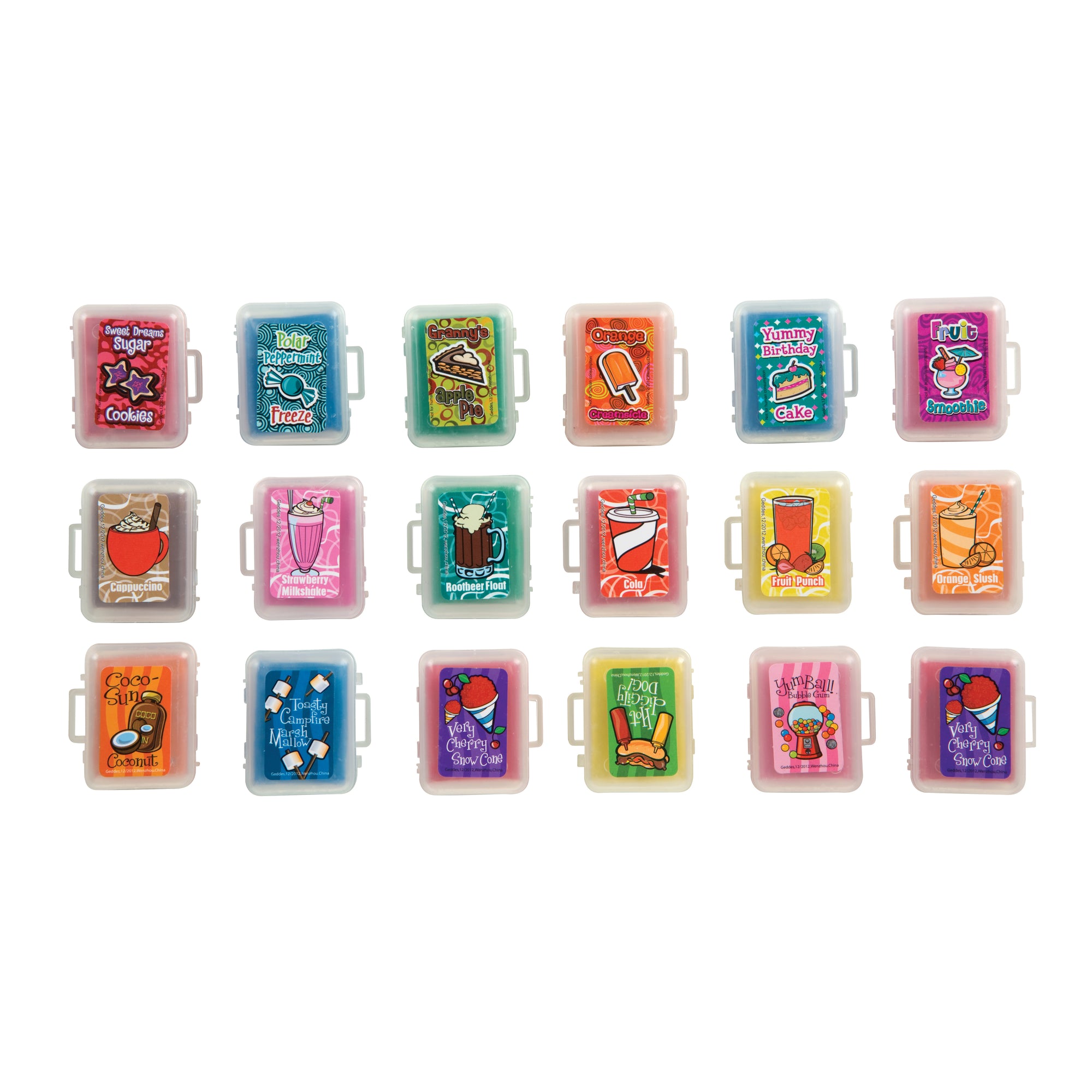Scent-sibles Kneaded Eraser Assortment - 144 per display
