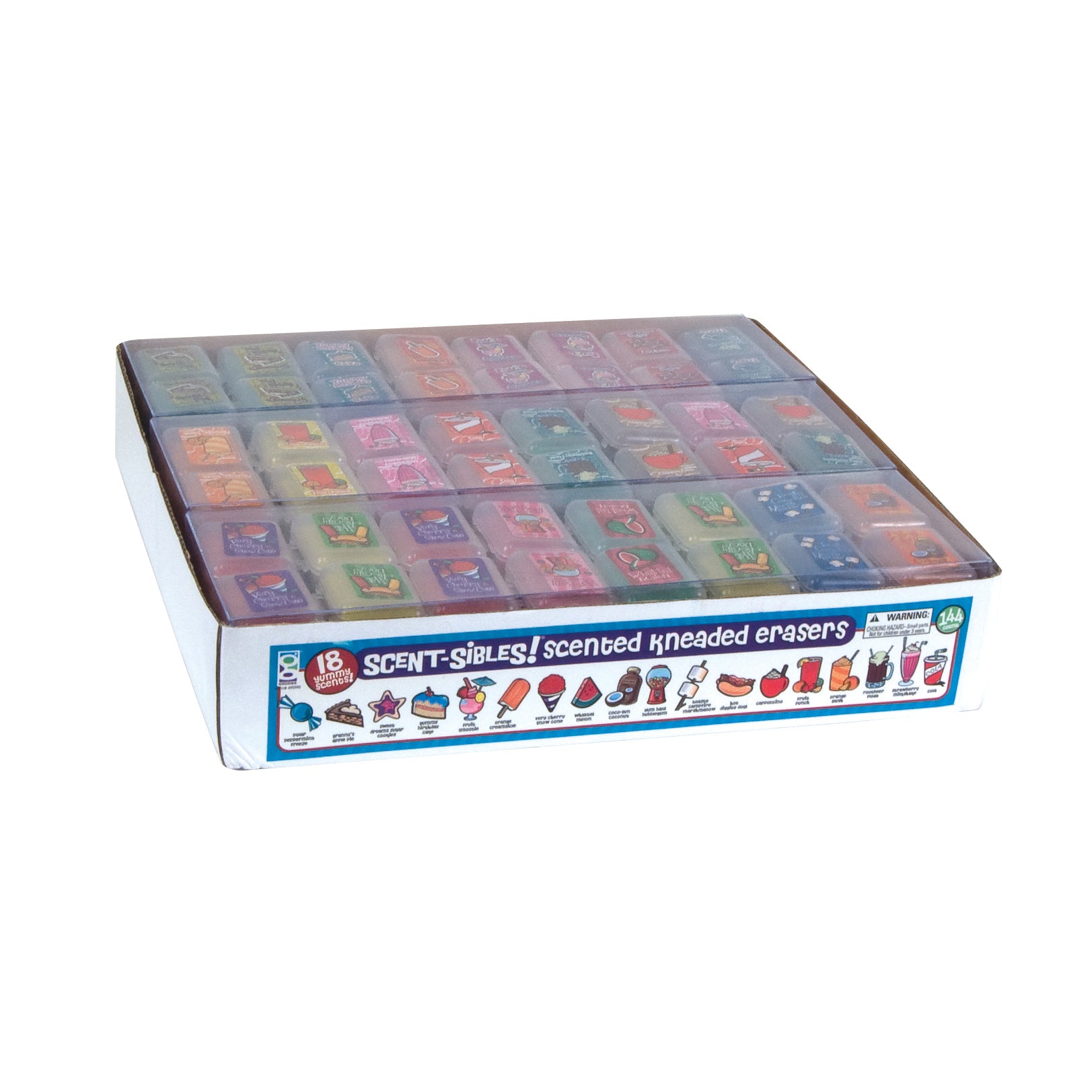 Scent-sibles Kneaded Eraser Assortment - 144 per display