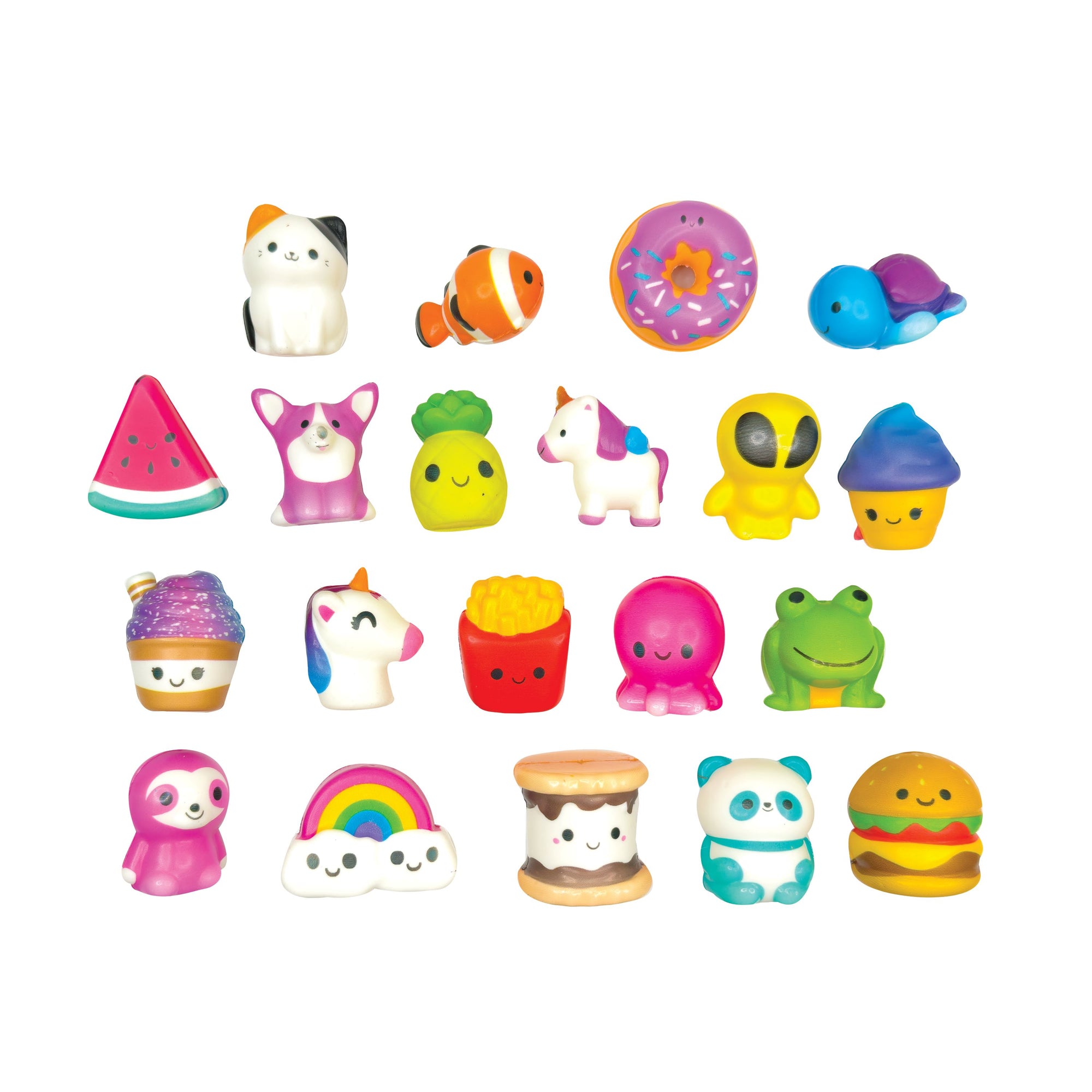 2” Micro Squishy Toy Assortment - 40 per bag
