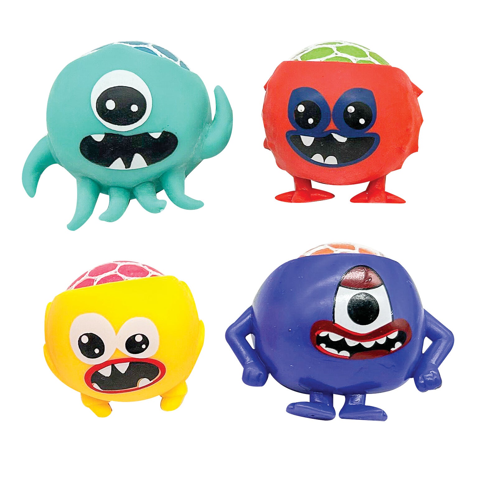 Monster Brain Mesh Stress Balls - 12 per display