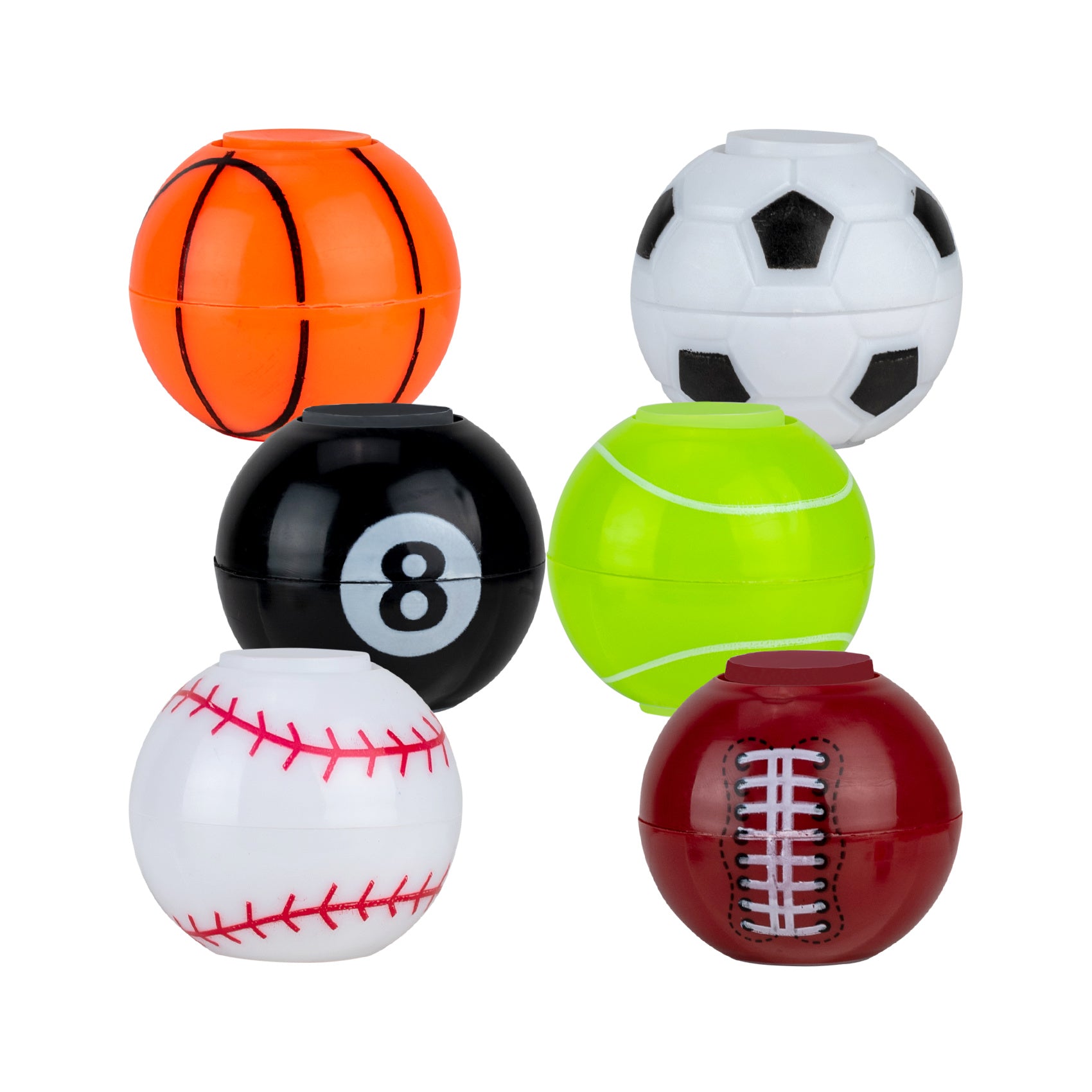 Mini Sports Spinner Ball - 100 per bag