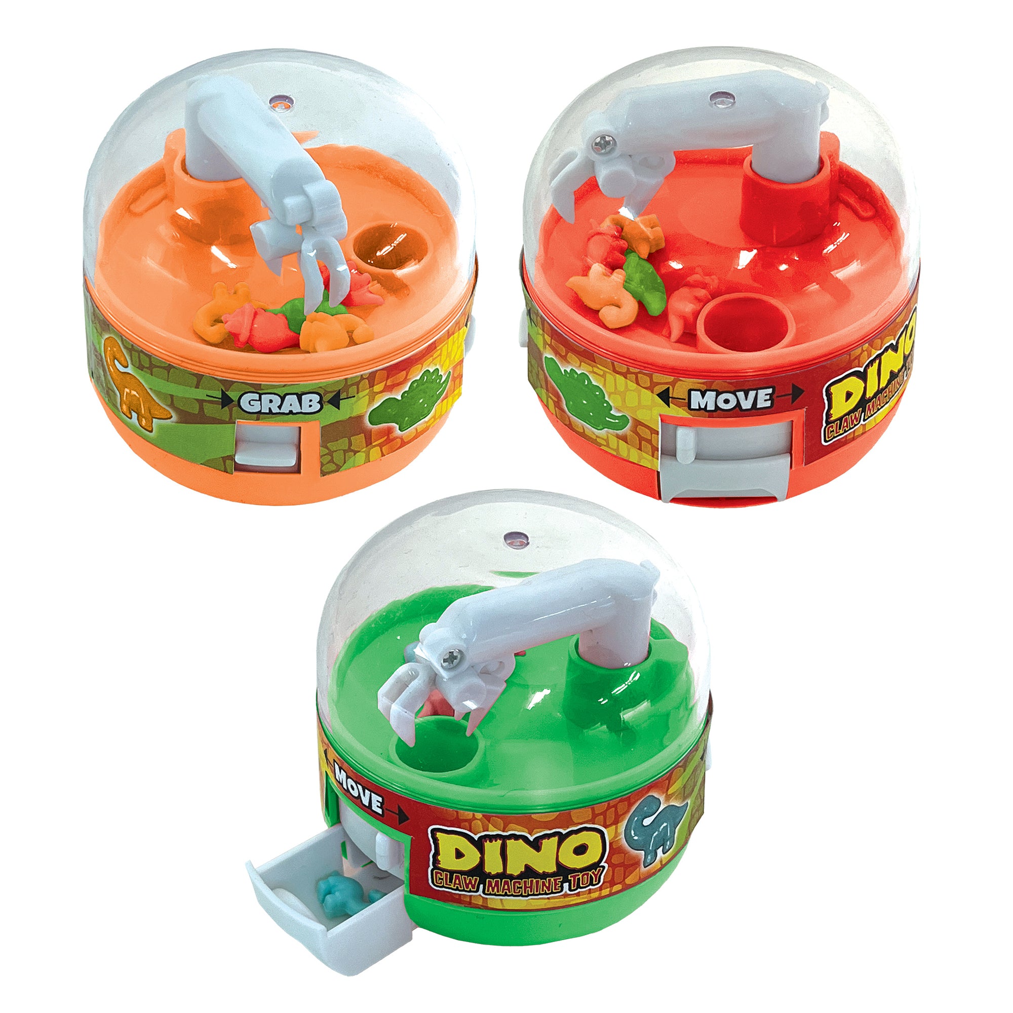 Dino Claw Machine Toys - 12 per display