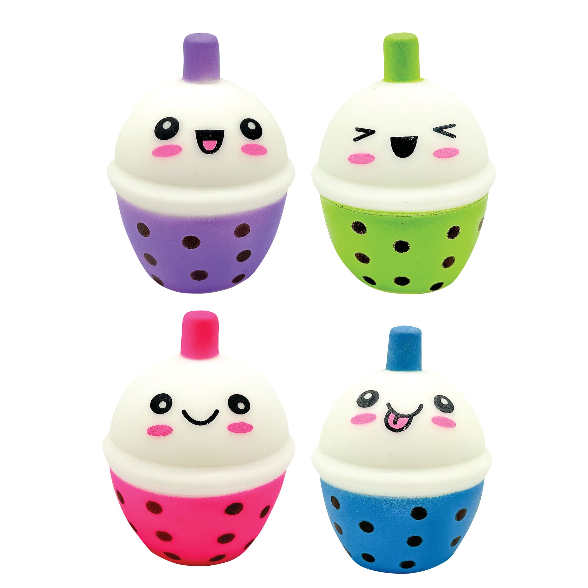 Boba Tea Squishy Stress Balls - 12 per display