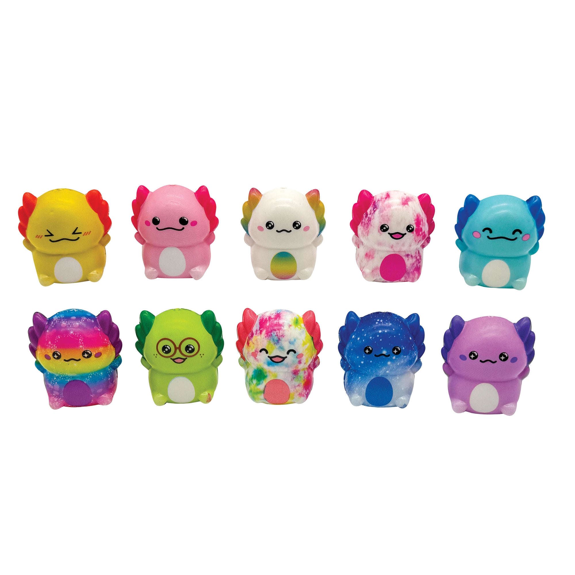 Mini Axolotl Slow Rise Toys - 24 per bag