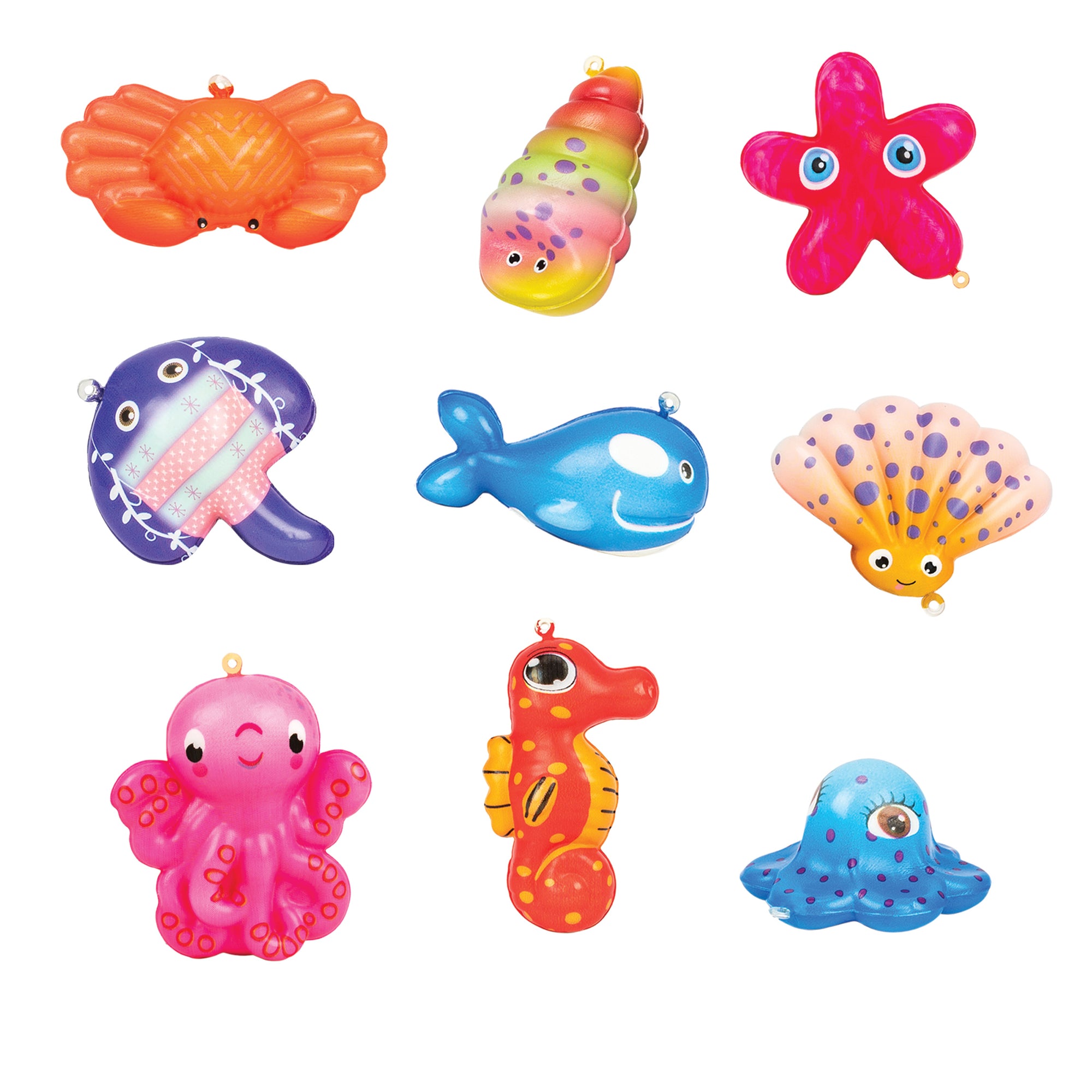 Mini Sealife Squishy Toys - 50 per bag
