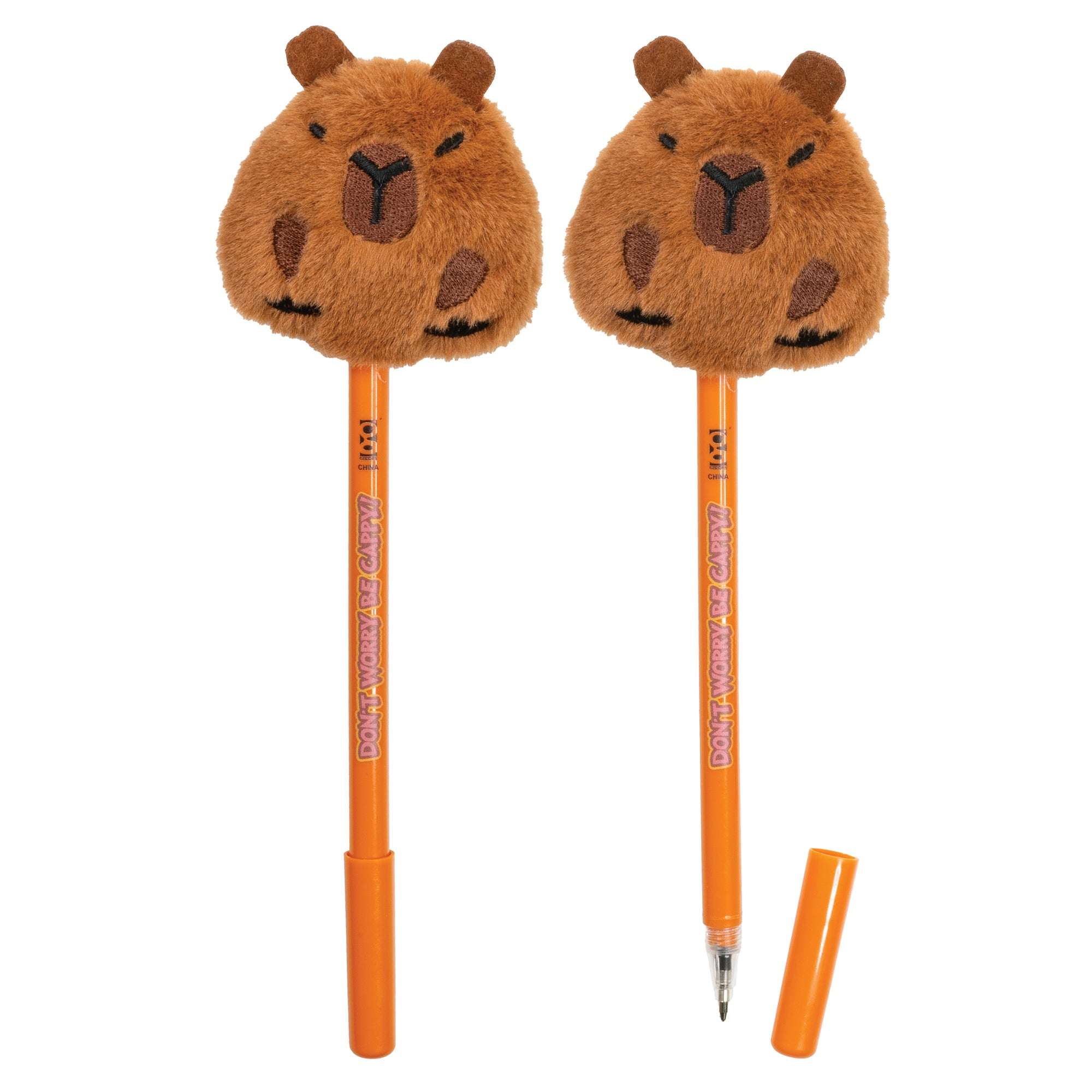 Capybara Plush Pens - 12 per tub