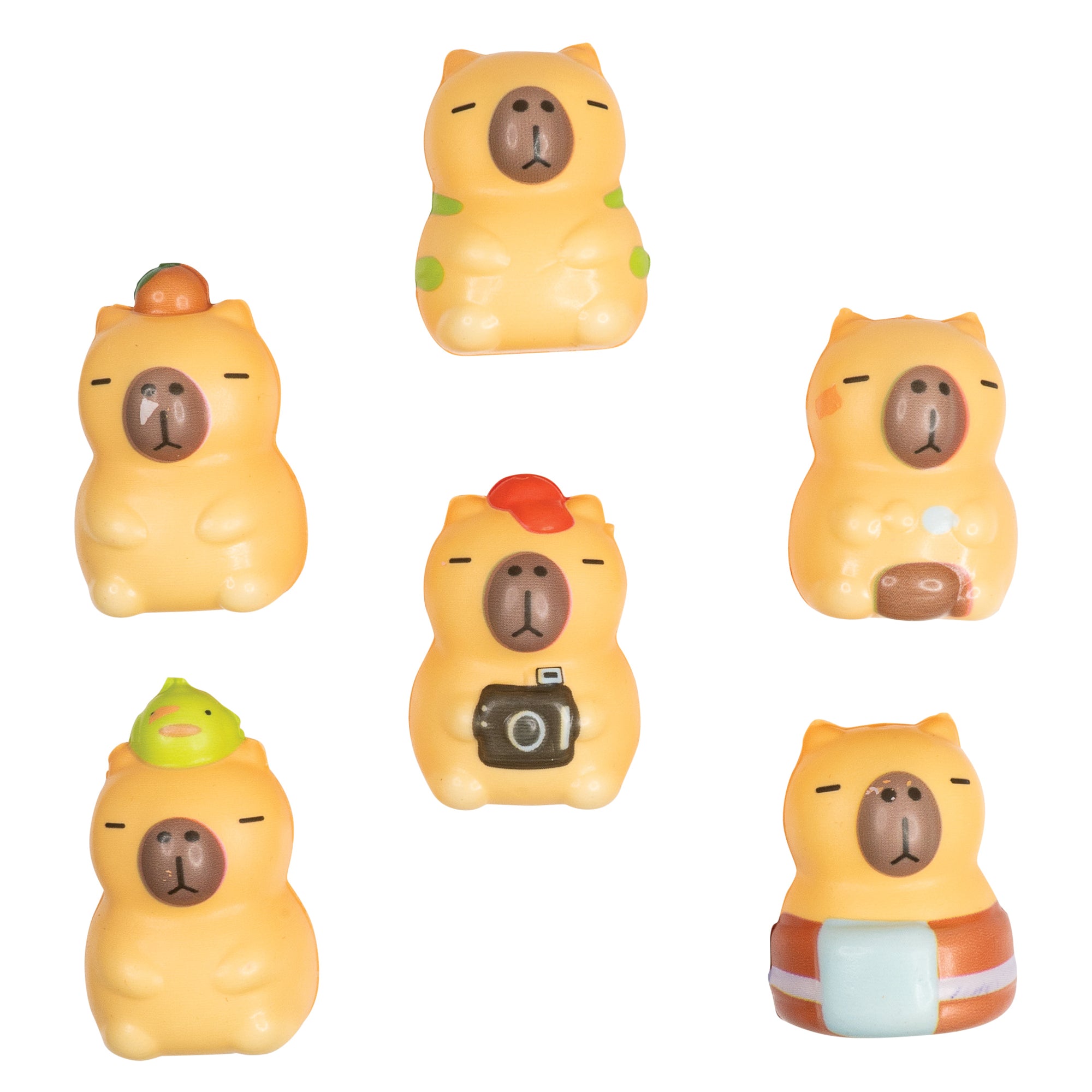 Mini Capybara Slowrise Toys - 24 per bag