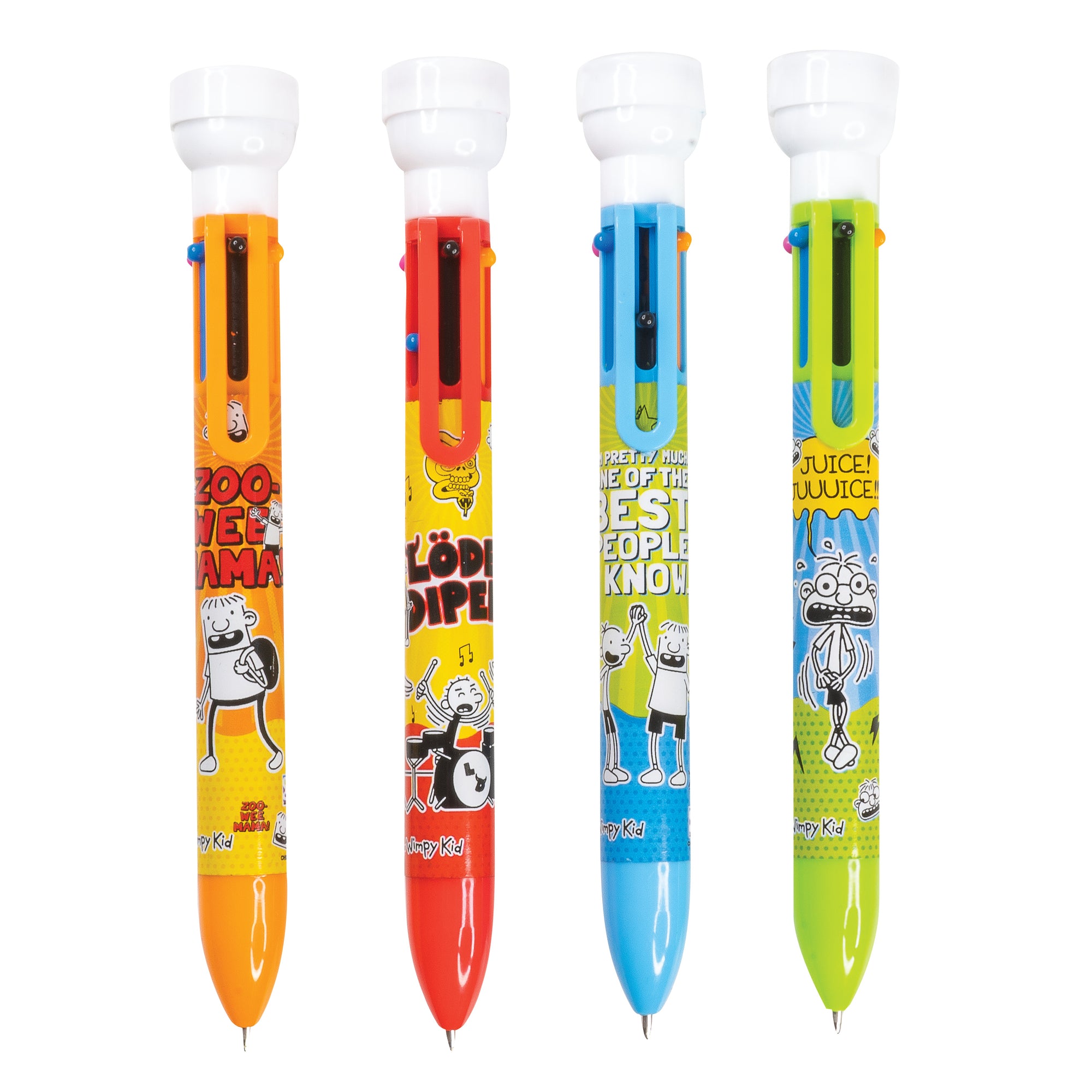 Diary of a Wimpy Kid 6-color Pen with Stamper - 12 per display