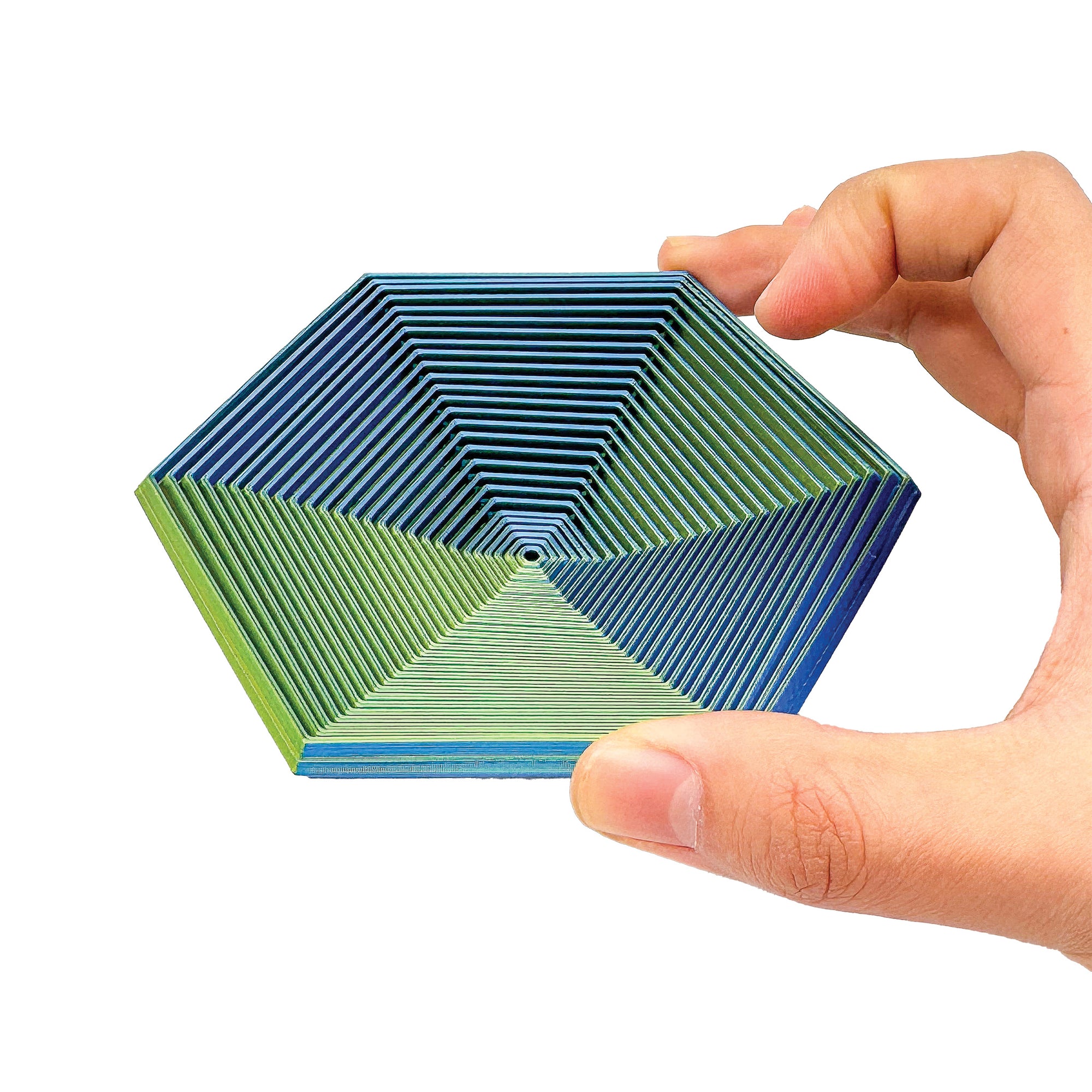 3D Printed Fractal Fidget Hexagon Toys - 12 per box