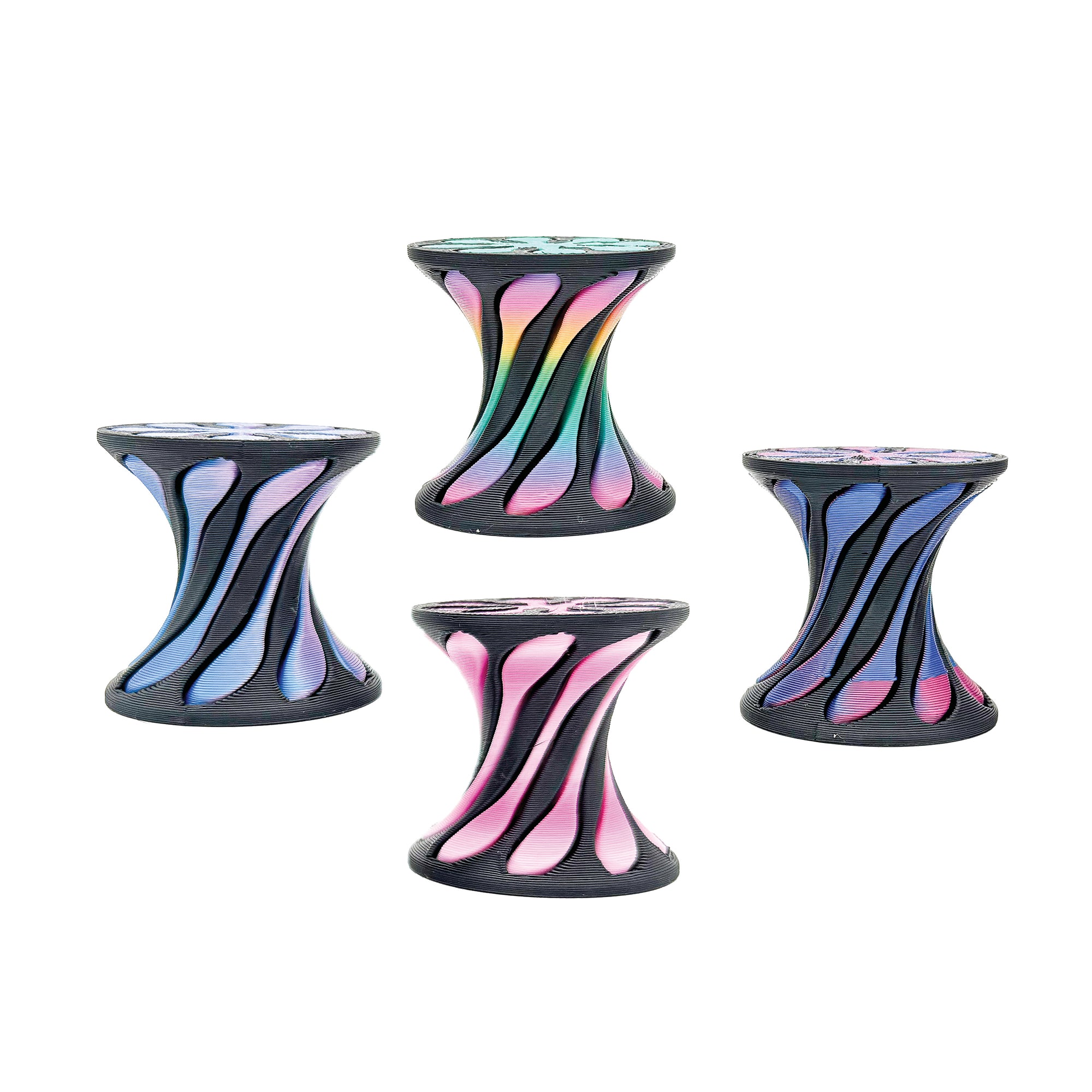 3D Printed Crazy Coil Fidget Toys - 24 per box